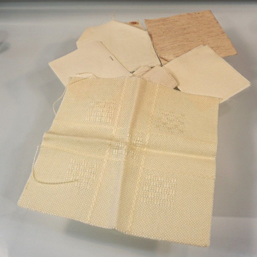Counted Cross Stitch  Remnants Craft Fabric Assorted Lot